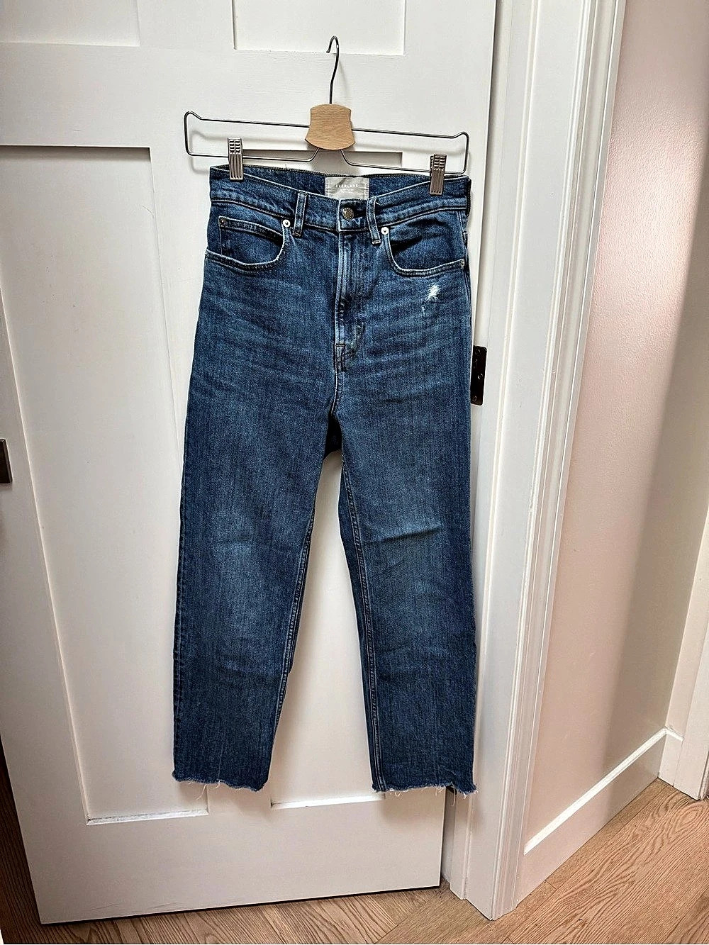 Everlane Women's The Way High Jeans Blue High Rise Straight size 26